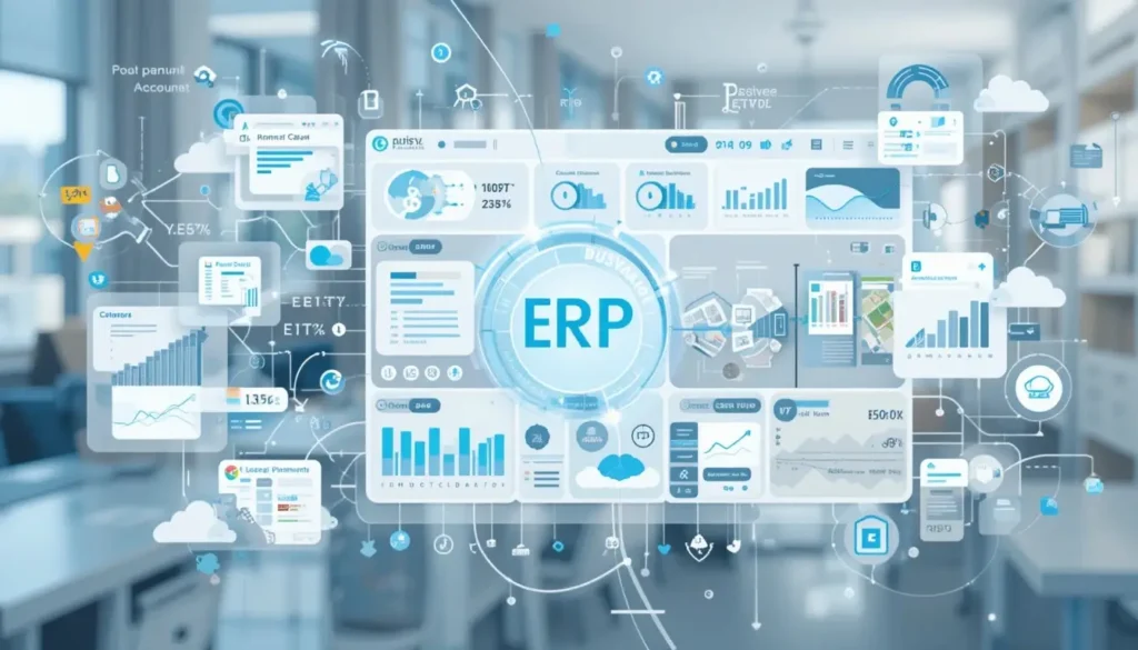 یکپارچگی سیستم ERP با نرم‌افزارهای حسابداری و پرداخت‌ها